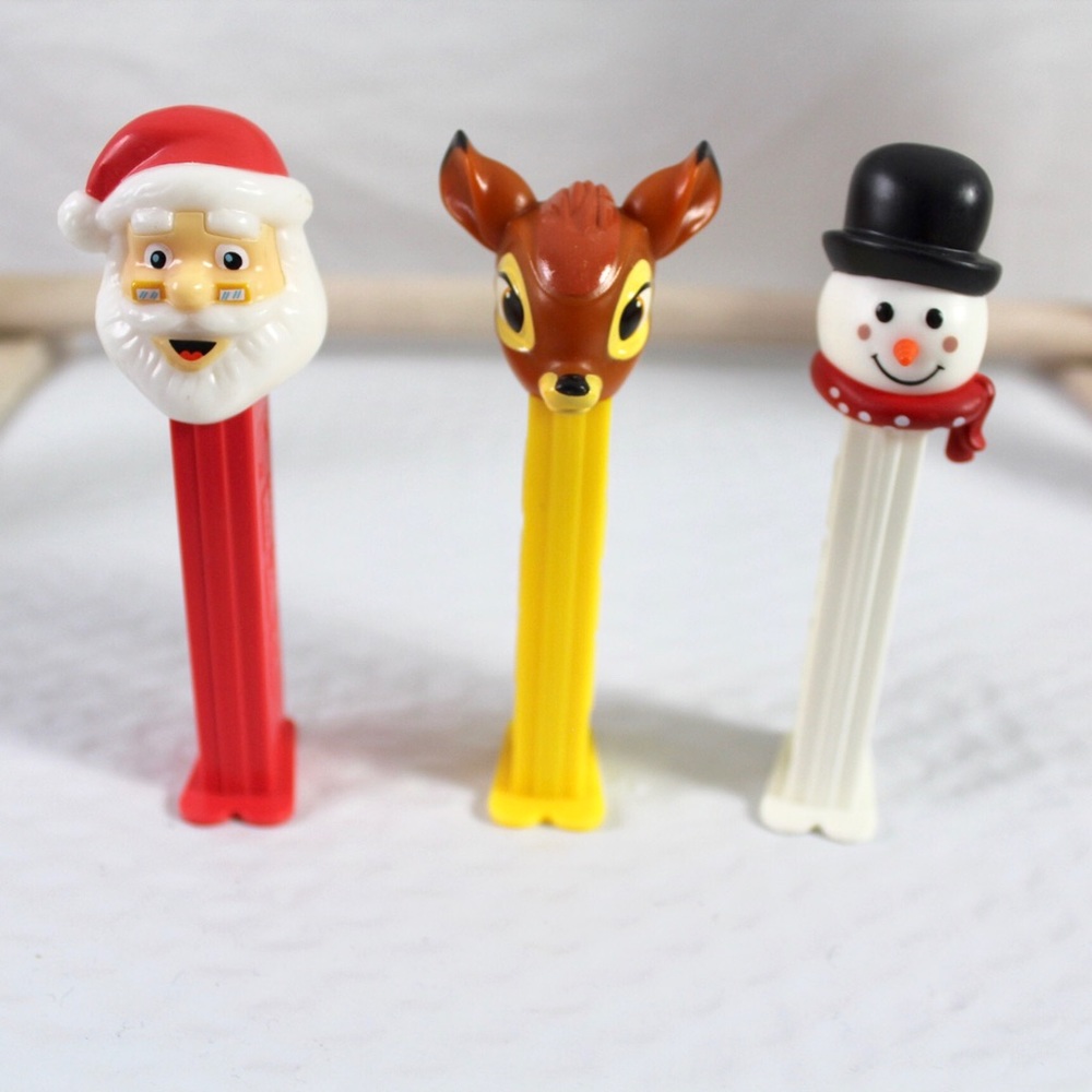PEZ Santa Claus, Bambi, Snowman Slovenia China
